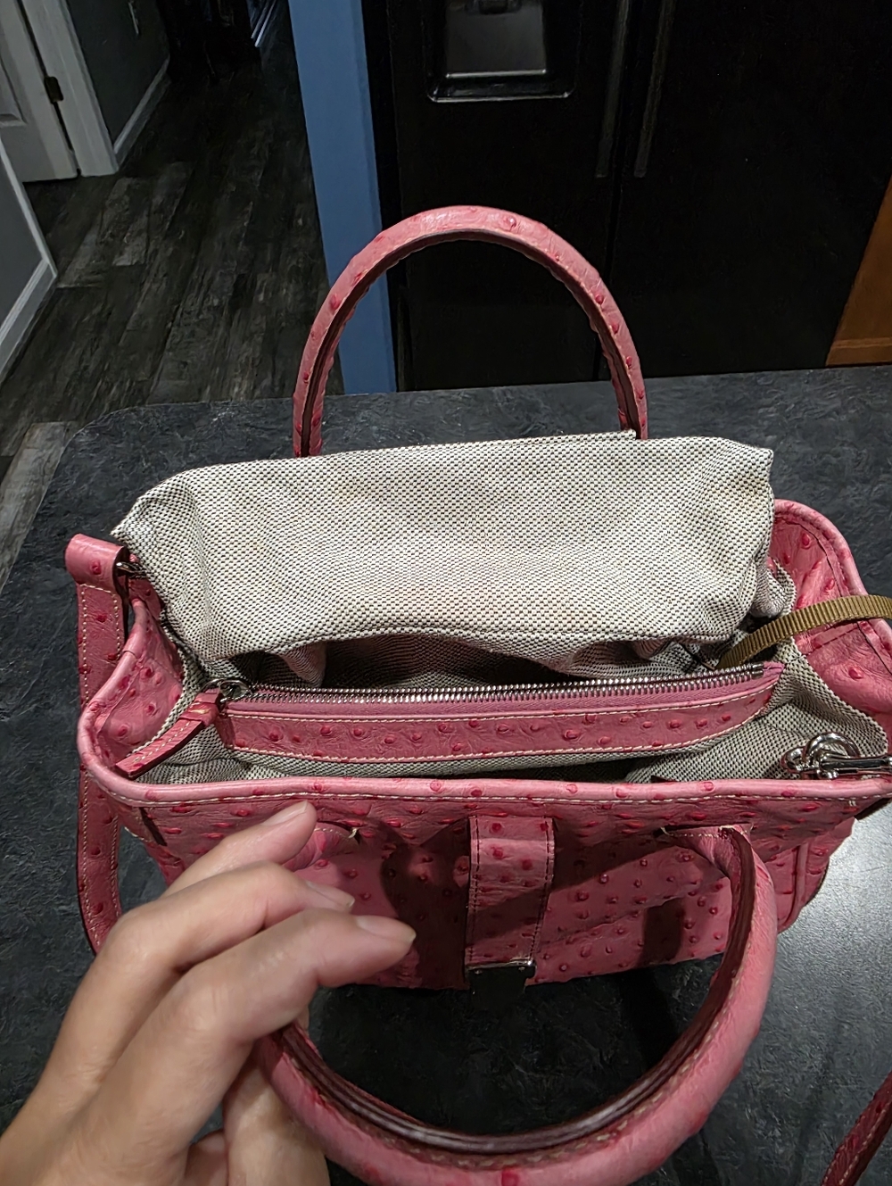 Vintage Dooney And Bourke Pink Purse - Picture 10 of 12